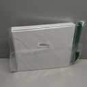 Easel Ring Binders - Flip Over The top Style Platform Construction. (White, 11" X 8 1/2" Sheet Size Bound on 11" Side)