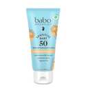 Babo Botanicals Sensitive Baby Mineral Sunscreen Lotion SPF50 - Natural Zinc Oxide - Face & Body - Fragrance-Free - Water-Resistant - EWG Verified - Vegan - Extra Sensitive Skin - For Babies & Kids
