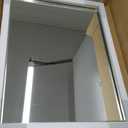 Keonjinn 24 x 32 in Brushed Nickel Bathroom Mirror for Wall, Silver Rectangular Metal Framed Vanity Mirror for Bathroom Sink Square Corner Aluminum Alloy Modern Rectangle Mirror(Horizontal/Vertical)