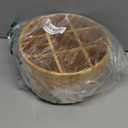 Mela Artisans Medium Scalloped Decorative Wooden Bowl | 10 Inch Mango Wood Fruit & Serving Bowl | Natural Grain Texture | Ideal for Kitchen Counter | Snacks | Desserts | Bread | Handcrafted Decor