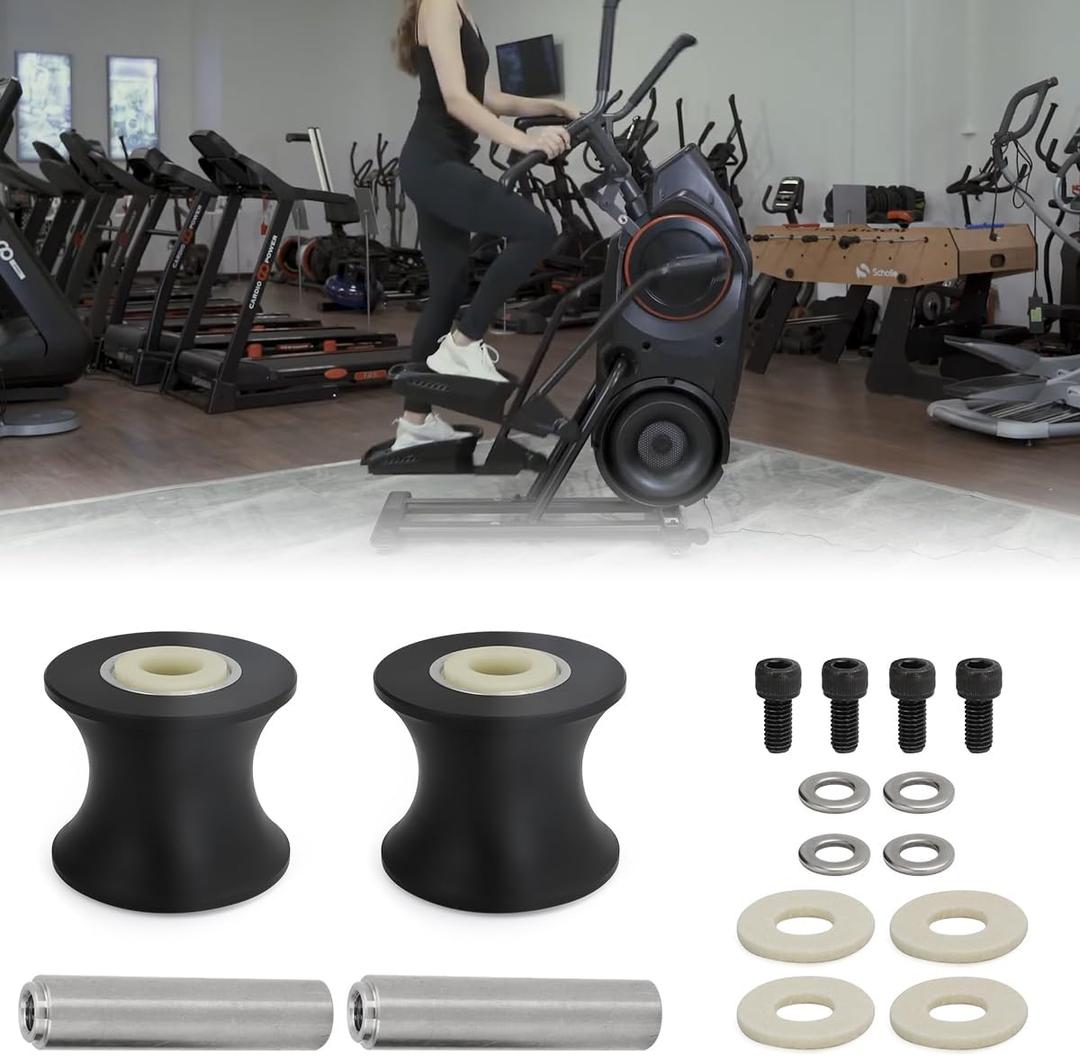 For Bowflex Max Trainers Wheel Replacement Arm Roller PART #8004550 M3 M5 M6 M7 M8 (Pack of Two)