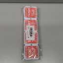 Pack of 4 L LIKED 200 Raffle Tickets, 50/50 Double Roll Tickets for Event, Raffles, Carnival, Door Prizes and Class Reward (Red)