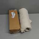 MADIZZ Set of 2 Soft Polyester Short Wool Velvet Decorative Throw Pillow Covers 24x24 inch Beige Square Luxury Style Cushion Cases European Pillow Shell for Sofa Bedroom