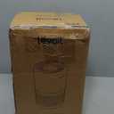 LEVOIT Air Purifier for Home Bedroom, Smart WiFi Alexa Control, Covers up to 916 ft², 3-in-1 Filter with HEPA Sleep Mode for Allergies, Pollutants, Smoke, Dust, 27dB Quiet, Core 200S-P, Black