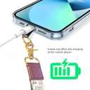 Cell Phone Lanyard Adjustable Crossbody Strap, Cute Universal Phone Neck Wristlet Wrist Strap Patch for Keys Case Accessories Cute White Dogs