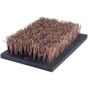 Heavy Duty Boot Scraper Brush Outdoor, Cast Iron Shoe Scrapers with Brushes, Boot Scrubber and Boot Cleaner Brush for Entryway, Garden, Farm (Replacement Bristle Brush)