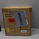 Bonsaii Paper Shredder for Home Use, 3.4 Gal Wastebasket, 6 Sheet Crosscut Paper Credit Cards, Staples, and Clips Shredder for Home Office Use, Portable Handle Design (C237-B New Version)