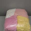 18 Pcs Kids Sleepover Party Supplies Set for Girls Fleece Soft Blankets Fluffy Heart Throw Pillow Plush Sleep Eye Mask for Spa Camping Birthday Favors(Light Color) (12  11inch)