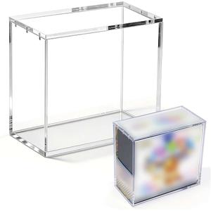 Acrylic ETB Protector Case, 8+5mm Thick with Magnetic Lid Clear Display Storage Box, Compatible with Elite Trainer Box, UV Protection & Dustproof PKMN ETB Case, Internal Size:7.5" x 3.6" x 6.6"