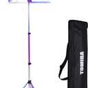 Ultralight Music Stand, Lightweight Aluminum Alloy Sheet Music Stand with Carry Bag, Folding Stand for Sheet Music, Universal Size for Adults Kids Performers(Cyberpunk)