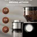 SHARDOR Electric Burr Coffee Grinder 2.0, Adjustable Burr Mill with 16 Precise Grind Setting for 2-14 Cup, Black