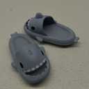 Men's and Women's Shark Slides Cloud Slippers Summer Novelty Open Toe Slide Sandals Anti-Slip Beach Pool Shower Shoes with Cushioned Thick Sole, Size 190