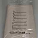 H.VERSAILTEX Linen Curtains 100% Blackout Curtains for Bedroom 84 inch Long Full Light Blocking Nature Linen Blended Window Curtains for Living Room Nickel Grommet (2 Panels, Heathered Sand)