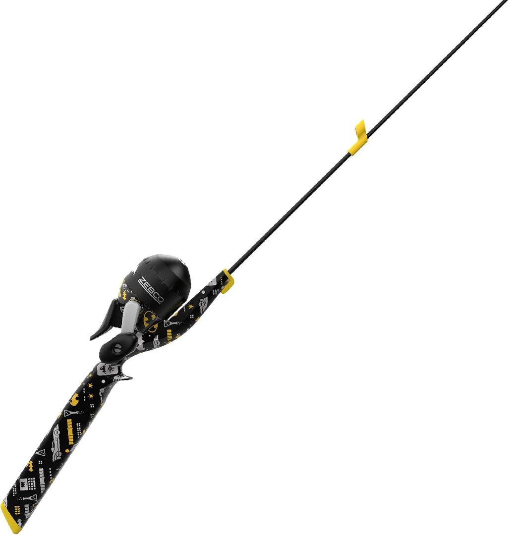 Zebco Youth Floating Spincast Reel and Fishing Rod Combo, Pre-Spooled with 6-Pound Cajun Line