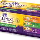 Wellness Complete Health Pate Variety Pack Adult Canned Wet Cat Food, Natural, Protein Rich, Grain Free, Chicken and Turkey Favorites, 5.5 oz, Pack of 12 Cans