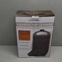 Baker's Friend Multi Shapes Waffle Iron, A Combo of Mini Waffle Maker, American Classic Waffle Maker, Belgian Waffle Machine Thick & Chaffle Maker, Waflera Electrica, With 2 Silicone Molds, Graphite