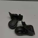 2-Pcs Luggage Wheel Replacement, Suitcase Black Travel Wheels Kit DIY Repair, Spinner Casters Sturdy Plastic 360 Degree Rotation