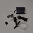 Biling Solar Fountain for Bird Bath, Solar Panel Kit Outdoor Solar Water Pump with 4ft Tubing for Hummingbird Bath, Small Pond and Fish Tank (2.5W)