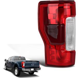 Tail Lights Compatible With 2017 2018 2019 Ford F250 F350 Super Duty Halogen w/Blind Spot Replace KC3Z13405C (Left Driver Side)