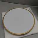 13 Inch Flush Mount Ceiling Light with Remote Control & Night Light, 5CCT Dimmable Ceiling Light Fixture, 25W 2500LM 2700K-6500K Adjustable LED Ceiling Lights for Bedroom Kitchen, White Gold