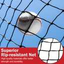 MONOJOY 7x7ft Baseball Practice Net for Hitting & Pitching,Training Net with Big Strike Zone or Batting Tee & 9-Pocket Target, Heavy-Duty Softball Net with Carry Bag for Backyard, Indoor Outdoor Use
