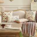 patdrea Velvet Euro Sham Decorative Throw Pillow Covers Set Soft Durable Cushion Cases Pillowcase for Couch Bedroom Car Living Room 4 PCS