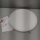 SunRider LED Flush Mount Ceiling Light Fixture, 5000K Daylight White, 2400LM, 12 Inch 24W White Round Flat Bedroom Lights, 240W Equiv. Non-Dimmable