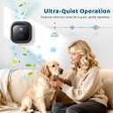Cat Litter Deodorizer, Rechargeable Air Ionizer with Built-In Fragrance Oil Box, Plug-In or Cordless Use