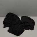 Black Arch Backdrop Cover for Wedding, Set of 2 Stretchy Spandex Fitted Arch Stand Cover for Baby Shower, Birthday Party Decor, Chiara Backdrop Cover with Double-Sided Design(7.2FT 6FT, Black)