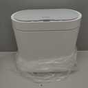 ELPHECO Bathroom Motion Sensor Trash can 2.5 Gallon Automatic Garbage Can, 9.5L Slim Plastic Smart Trash Bin with Lid Bathroom Decor, Sensor Garbage can for Bedroom, Kitchen, Office, White