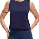 Women’s Workout Tank Tops Soft Cool Gym Athletic Sleeveless Tee Shirts Tanks for Yoga Running Tennis Exercise Sport, XL