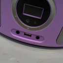 CD Radio Portable CD Player Boombox with Bluetooth,FM Radio,Remote Control,USB Input and 3.5mm AUX Headphone Jack,CD-R/CD-RW/MP3/WMA Playback,AC/Battery Powered