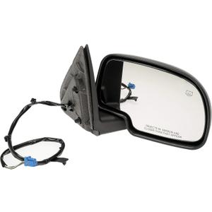 Dorman 955-1275 Passenger Side Power Door Mirror - Heated / Folding Compatible with Select Chevrolet / GMC Models, Black