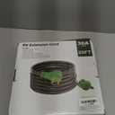 RVGUARD 30 Amp 25 Foot RV Extension Cord, Heavy Duty 10/3 Gauge STW Cord with LED Power Indicator and Cord Organizer, TT-30P/R Standard Plug, Green, ETL Listed (BLACK)