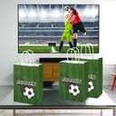 2 x PEUTIER 16pcs Football Party Bags with Handles - Soccer Themed Goodie Bags for Boys, Kids, Adults - Birthday Gift Supplies (Style 7)