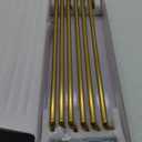 Goo-Ki 6 Pack 12 5/8" Center to Center Brushed Gold Modern Cabinet Pulls Solid Contemporary Home Improvement Hardware Drawer Pulls Zinc Alloy Kitchen Handles