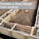 Akona Concrete Form Release - Agent for Forms, Tubes, Stamps, Sculpture Molds, Casting, and More, Liquid, Non-Stick, Non-Staining (1 Gallon)
