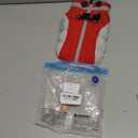 FUAMEY Dog Coat for Small Dogs,Waterproof Dog Winter Jacket with Harness Built in Puppy Cold Weather Coats Reflective Pet Vest with Zipper Warm Fleece Dogs Snowsuit Windproof Red XS (XS(chest:14in))