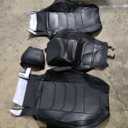  Car Seat Covers,Leather (Black) 