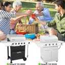 Grill Grease Tray Replacement Parts for Nexgrill 720-0888S, 720-0830X, Adjustable Drip Pan, Cooking Grid Grates, Heat Plates, Burner Tubes and Igniters Kits for Nexgrill 5 Burner & Nexgrill 4 Burner.