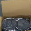 Bedsure 100% Washed Cotton Duvet Cover Oversized King - Charcoal Minimalist Bedding Set Linen Like - PureWoven Plain Simple & Soft Comforter Cover for All Seasons (Charcoal, Oversized King, 120"x98")