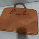 ALLEN & MATE 100% Leather Laptop Sleeve Case, Fits MacBook & Windows