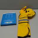 Weesiber Dog Raincoat, Adjustable Waterproof Dog Rain Jacket Poncho with Reflective Strip and Leash Hole, Lightweight Pet Rain Coat for Small to X-Large Dogs (S, Yellow)