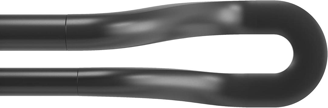 Umbra Midnight Double Blackout Curtain Rod, Black