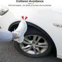 20Ft Car Wheel Arch Trim, Fender Flares Arches Wing Expander Car Wheel Eyebrow Anti-Collision Strip for Pickup SUV Car Fender Flare Edge Trim (5.5CM)