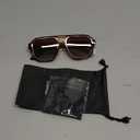 livho Trendy Polarized Square Aviator Sunglasses Women Men Square Eyewear Frame, Retro Sun Glasses for Women Men 2025 Shades