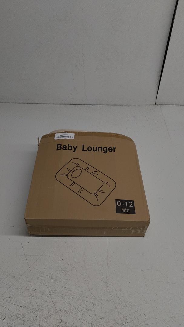 Baby Lounger for Infants 0-12 Months, Bionic Design Baby Lounger Soft Organic Cotton Breathable Lounger, Newborn Babies Essentials Gifts (F)