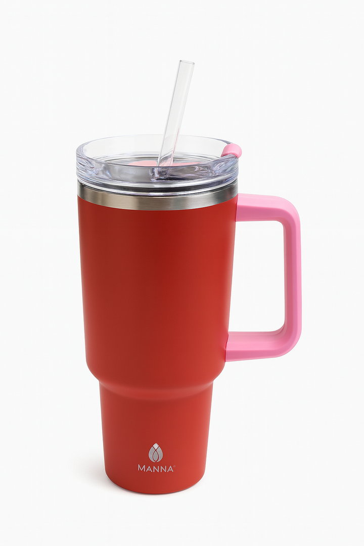 Manna Stainless Steel Tumbler - Red