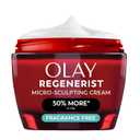 Olay Face Moisturizer, Regenerist Micro-Sculpting Cream for Women, Fragrance-Free - Anti-Aging, Anti-Wrinkle, Firming Skin Care - Triple Collagen Cream, Peptide, Hyaluronic Acid, Niacinamide, 2.6oz