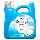 Downy Soft, 2 in 1 Soft and Fresh Liquid Fabric Softener, Cool Cotton, 140 fl oz, 190 Loads, Fabric Conditioner Liquid provides softness and freshness for fabrics